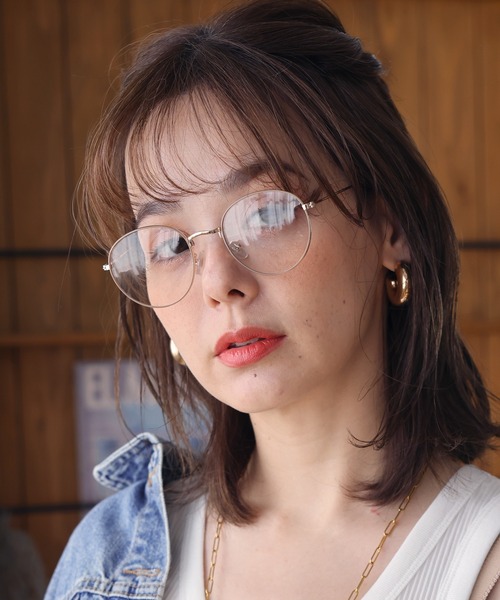 LUGG NAGG（ラグナグ）の「くもりにくいダテメガネ ボストン ブルーライトカット 曇らない 曇り止め（メガネ・レディース・その他1/その他4/その他6/その他3/その他5/その他2/その他・FREE）」の7枚目の写真