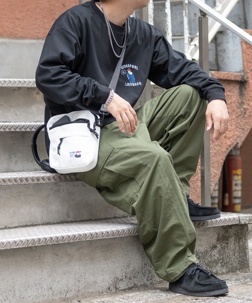 Red Cap Girl（レッドキャプガール）の「【a-r】〔Red Cap Girl/レッドキャップガール〕RCGピス付き ミニショルダーバッグ（ショルダーバッグ・メンズ・ブラック/ホワイト・FREE）」の7枚目の写真