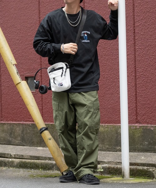 Red Cap Girl（レッドキャプガール）の「【a-r】〔Red Cap Girl/レッドキャップガール〕RCGピス付き ミニショルダーバッグ（ショルダーバッグ・メンズ・ブラック/ホワイト・FREE）」の17枚目の写真