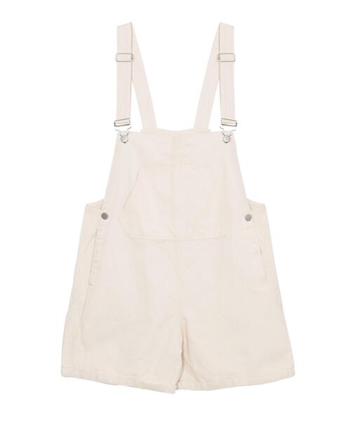 Figments（フィグメンツ）の「ショートサロペット（サロペット/オーバーオール・レディース・ブラック/オフホワイト・FREE）」の18枚目の写真