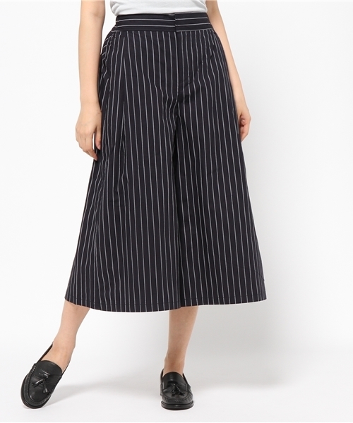 CIAOPANIC TYPY(チャオパニックティピー)の「ストライプガウチョパンツ(その他パンツ・レディース・ホワイト/ネイビー・MEDIUM/SMALL)」の8枚目の写真