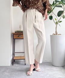 fredy emue | 【セットアップ対応】美脚テーパードパンツ(スラックス)