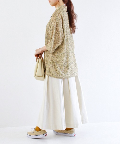 Crisp(クリスプ)の「デニムフレアスカート(スカート・レディース・ブラック/アイボリー・FREE)」の20枚目の写真