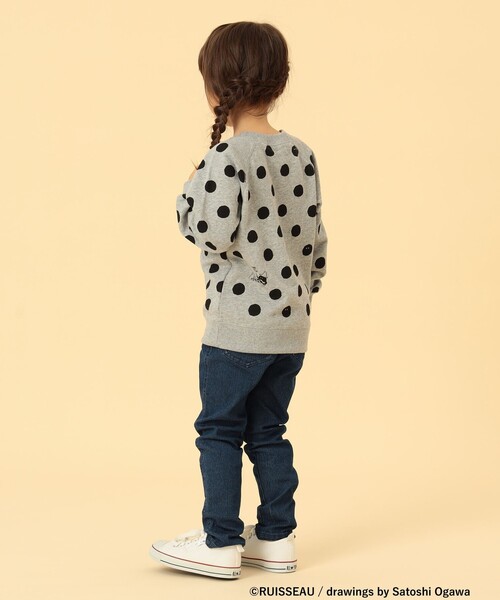 BEAMS mini（ビームスミニ）の「BEAMS mini / マリモ スウェット プルオーバー 23FW（90～150cm）（スウェット・キッズ・グレー/オートミール・150/120/140/110/100/130/90）」の6枚目の写真