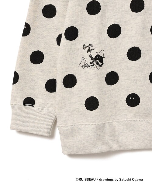 BEAMS mini（ビームスミニ）の「BEAMS mini / マリモ スウェット プルオーバー 23FW（90～150cm）（スウェット・キッズ・グレー/オートミール・150/120/140/110/100/130/90）」の9枚目の写真