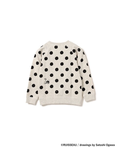 BEAMS mini（ビームスミニ）の「BEAMS mini / マリモ スウェット プルオーバー 23FW（90～150cm）（スウェット・キッズ・グレー/オートミール・150/120/140/110/100/130/90）」の12枚目の写真