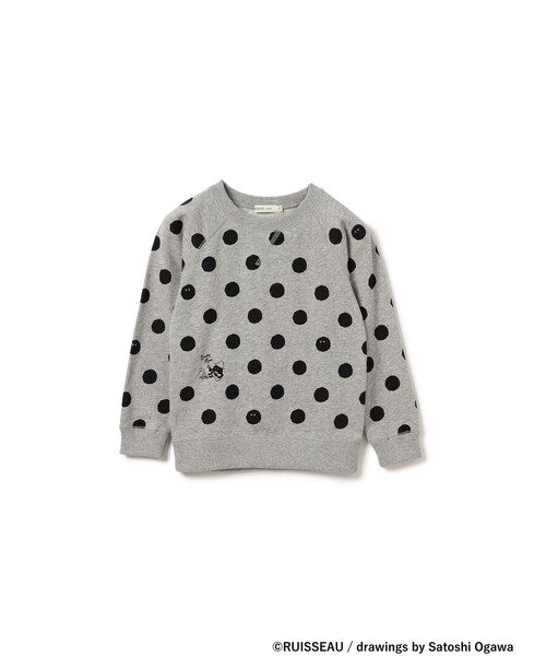 BEAMS mini（ビームスミニ）の「BEAMS mini / マリモ スウェット プルオーバー 23FW（90～150cm）（スウェット・キッズ・グレー/オートミール・150/120/140/110/100/130/90）」の13枚目の写真