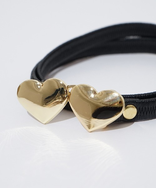 flower（フラワー）の「ハートベルト（ベルト・レディース・アイボリー/ブラック・FREE）」の12枚目の写真