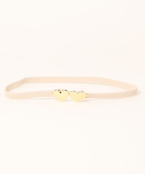 flower（フラワー）の「ハートベルト（ベルト・レディース・アイボリー/ブラック・FREE）」の6枚目の写真