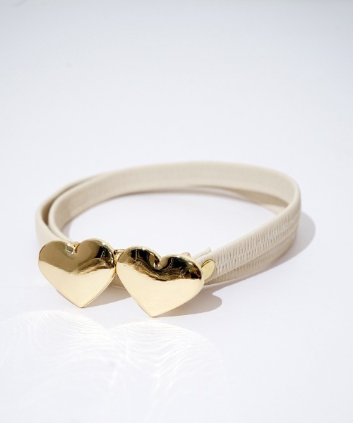 flower（フラワー）の「ハートベルト（ベルト・レディース・アイボリー/ブラック・FREE）」の17枚目の写真
