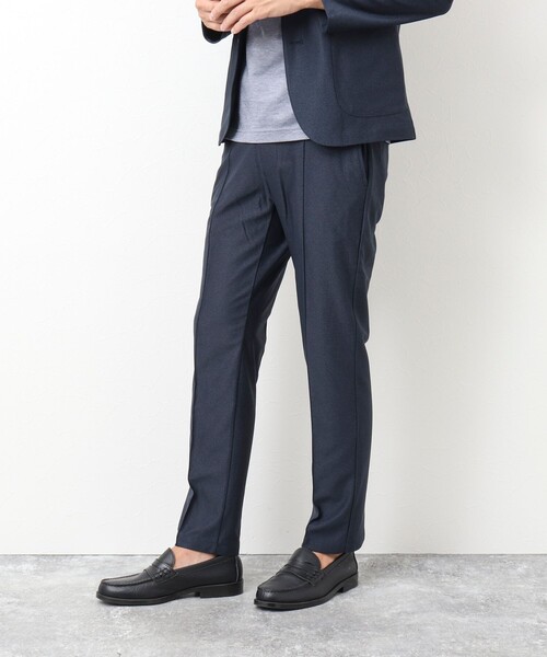 NOLLEY'S goodman（ノーリーズグッドマン）の「《セットアップ対応》TRABEST メランジニット イージーパンツ（その他パンツ・メンズ・チャコールグレー/ネイビー/ブルー・M/L/XL/S）」の2枚目の写真
