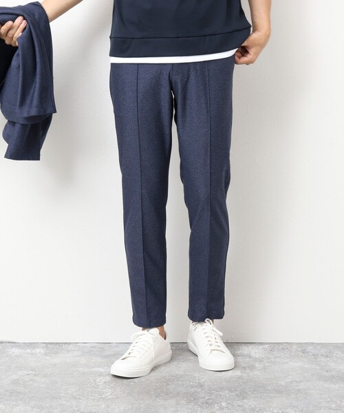 NOLLEY'S goodman（ノーリーズグッドマン）の「《セットアップ対応》TRABEST メランジニット イージーパンツ（その他パンツ・メンズ・チャコールグレー/ネイビー/ブルー・M/L/XL/S）」の5枚目の写真