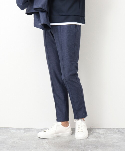 NOLLEY'S goodman（ノーリーズグッドマン）の「《セットアップ対応》TRABEST メランジニット イージーパンツ（その他パンツ・メンズ・チャコールグレー/ネイビー/ブルー・M/L/XL/S）」の6枚目の写真