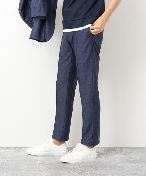 NOLLEY'S goodman（ノーリーズグッドマン）の「《セットアップ対応》TRABEST メランジニット イージーパンツ（その他パンツ・メンズ・チャコールグレー/ネイビー/ブルー・M/L/XL/S）」の7枚目の写真