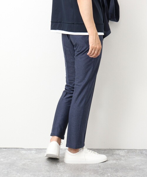 NOLLEY'S goodman（ノーリーズグッドマン）の「《セットアップ対応》TRABEST メランジニット イージーパンツ（その他パンツ・メンズ・チャコールグレー/ネイビー/ブルー・M/L/XL/S）」の9枚目の写真