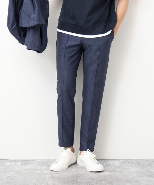 NOLLEY'S goodman（ノーリーズグッドマン）の「《セットアップ対応》TRABEST メランジニット イージーパンツ（その他パンツ・メンズ・チャコールグレー/ネイビー/ブルー・M/L/XL/S）」の10枚目の写真