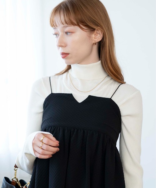 WEGO(ウィゴー)の「WEGO/リブタートルネックニット(ニット/セーター・レディース・グリーン系その他/ダークグレー/オフホワイト/オレンジ/ブラック/ブラック系その他5/ブルー/ホワイト系その他5/レッド・FREE)」の22枚目の写真