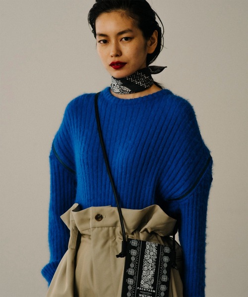 FACETASM（ファセッタズム）の「FACETASM/ファセッタズム×HERGOPOCH/エルゴポック POUCH ポーチ（ショルダーバッグ・メンズ・ブラック・FREE）」の16枚目の写真