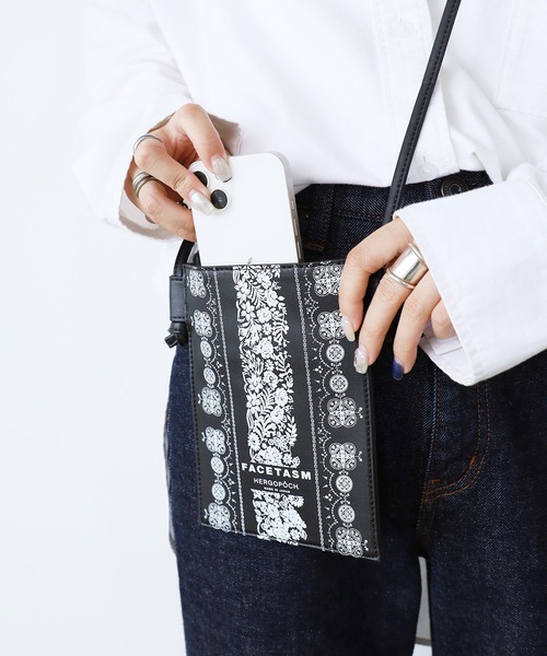 FACETASM（ファセッタズム）の「FACETASM/ファセッタズム×HERGOPOCH/エルゴポック POUCH ポーチ（ショルダーバッグ・メンズ・ブラック・FREE）」の15枚目の写真