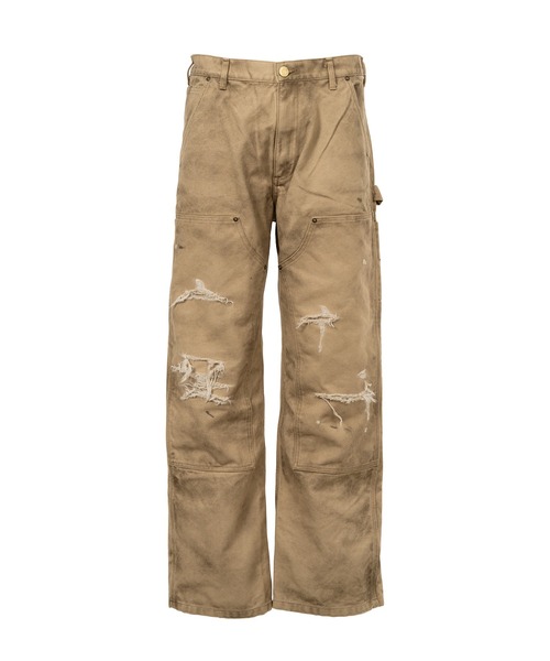 ttt_msw 23aw boro work pants ベージュ KAMIYA（カミヤ）の「Boro Painter Pants（その他パンツ）」 - WEAR