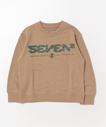 SEVEN2（セブンツー）の「【SEVEN2】キッズ裏毛クルーネックスウェット　バックプリント　トレーナー（スウェット）」