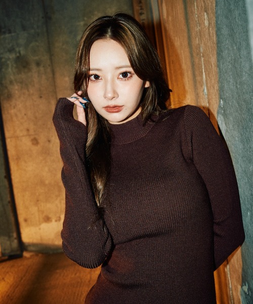 BLONDEY（ブロンディ）の「【PyunA. × BLONDEY】リブニットミニ  