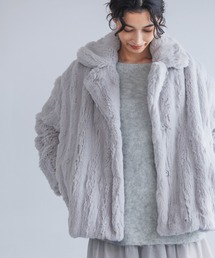 A part by（アパートバイ）の「ファーショートコート（ブルゾン・レディース）」