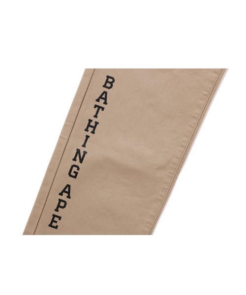 A BATHING APE（アベイシングエイプ）の「BATHING APE TUCK CHINO PANTS（チノパンツ・キッズ・ベージュ/チャコール・110/130/100/140/120）」の8枚目の写真