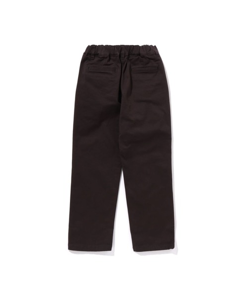 A BATHING APE（アベイシングエイプ）の「BATHING APE TUCK CHINO PANTS（チノパンツ・キッズ・ベージュ/チャコール・110/130/100/140/120）」の3枚目の写真