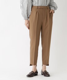 OPAQUE.CLIP | 前後差ヘムタックテーパードパンツ【洗濯機洗い可/イージケア】(その他パンツ)