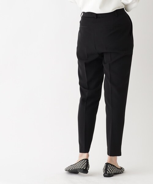 OPAQUE.CLIP(オペークドットクリップ)の「◆前後差ヘムタックテーパードパンツ【洗濯機洗い可/イージケア】(その他パンツ・レディース・ブラック/ブラウン系その他・38/40)」の7枚目の写真