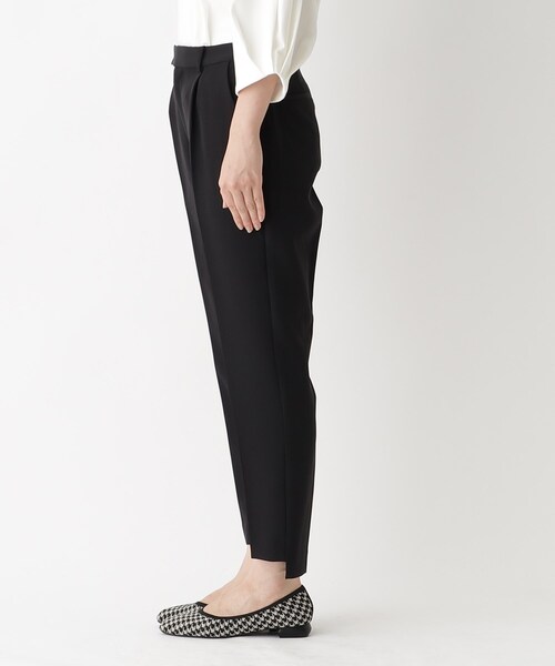 OPAQUE.CLIP(オペークドットクリップ)の「◆前後差ヘムタックテーパードパンツ【洗濯機洗い可/イージケア】(その他パンツ・レディース・ブラック/ブラウン系その他・38/40)」の20枚目の写真