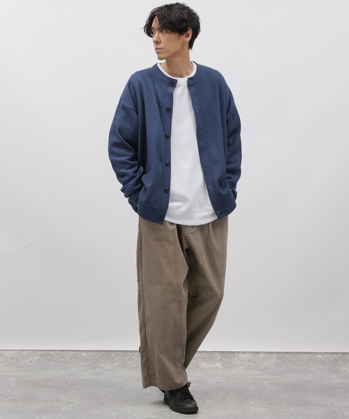 LAKOLE(ラコレ)の「裏起毛ワッフルカーデ / 969958(Tシャツ/カットソー・メンズ・グレー/ブルー/イエロー/グリーン・X-LARGE/MEDIUM/LARGE)」の17枚目の写真