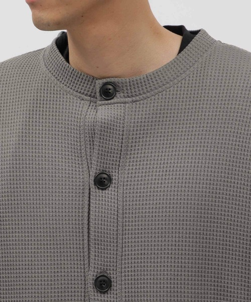 LAKOLE(ラコレ)の「裏起毛ワッフルカーデ / 969958(Tシャツ/カットソー・メンズ・グレー/ブルー/イエロー/グリーン・X-LARGE/MEDIUM/LARGE)」の22枚目の写真