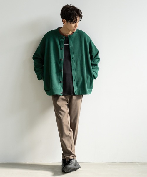 LAKOLE(ラコレ)の「裏起毛ワッフルカーデ / 969958(Tシャツ/カットソー・メンズ・グレー/ブルー/イエロー/グリーン・X-LARGE/MEDIUM/LARGE)」の6枚目の写真