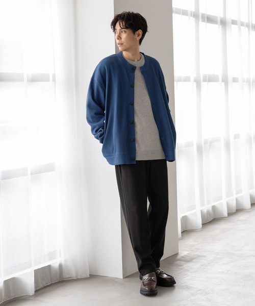 LAKOLE(ラコレ)の「裏起毛ワッフルカーデ / 969958(Tシャツ/カットソー・メンズ・グレー/ブルー/イエロー/グリーン・X-LARGE/MEDIUM/LARGE)」の7枚目の写真