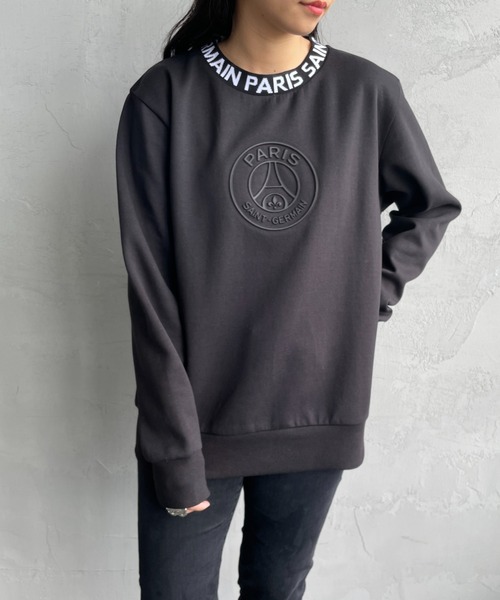 PARIS SAINT-GERMAIN（パリサンジェルマン）の「[PARIS SAINT-GERMAIN/パリ・サン＝ジェルマン] エンボスロゴ クルーネックスウェット（スウェット・レディース・ブラック/ホワイト・M/L）」の13枚目の写真