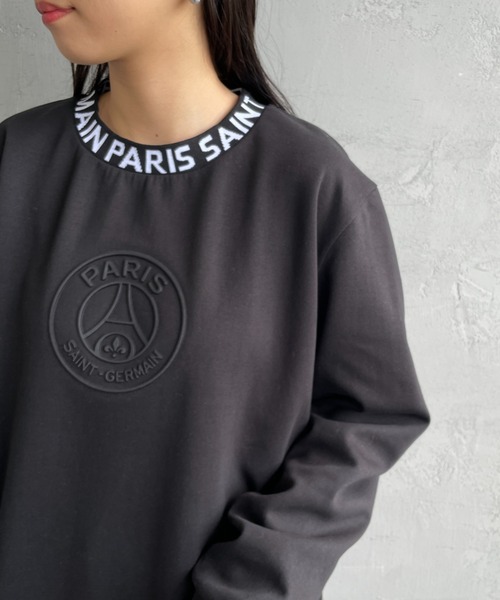 PARIS SAINT-GERMAIN（パリサンジェルマン）の「[PARIS SAINT-GERMAIN/パリ・サン＝ジェルマン] エンボスロゴ クルーネックスウェット（スウェット・レディース・ブラック/ホワイト・M/L）」の22枚目の写真