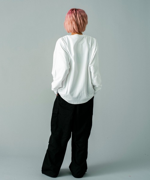 GALLIS ADDICTION（ガリスアディクション）の「GA STARTER BL BODY LOGO L/S TEE（Tシャツ/カットソー・メンズ・ホワイト/ブラック・XL/L）」の20枚目の写真