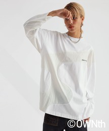 OWNth（オンス）の「ウェーブラインドッキングロンT（Tシャツ/カットソー）」
