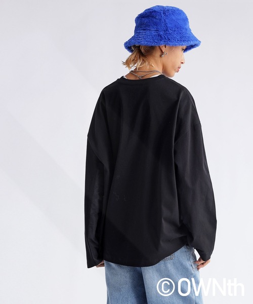 antiqua（アンティカ）の「ウェーブラインドッキングロンT（Tシャツ/カットソー・レディース・ブラック/オフホワイト・FREE）」の17枚目の写真