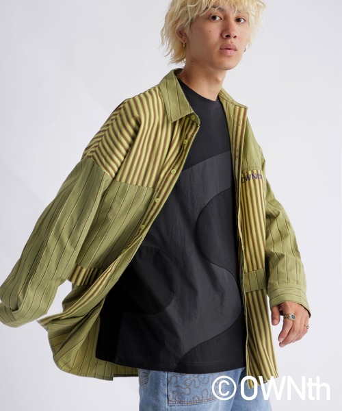 antiqua（アンティカ）の「ウェーブラインドッキングロンT（Tシャツ/カットソー・レディース・ブラック/オフホワイト・FREE）」の21枚目の写真