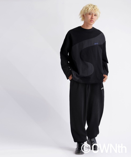 antiqua（アンティカ）の「ウェーブラインドッキングロンT（Tシャツ/カットソー・レディース・ブラック/オフホワイト・FREE）」の20枚目の写真