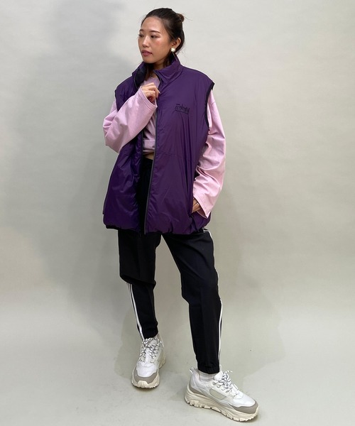 Manhattan Portage(マンハッタンポーテージ)の「Manhattan Portage/マンハッタンポーテージ ベスト NC/DWTAION REVERSIBLE VST MP-TAION02(ダウンベスト・レディース・ブラック/オリーブ・L)」の9枚目の写真