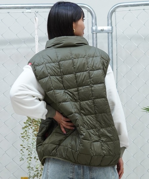 Manhattan Portage(マンハッタンポーテージ)の「Manhattan Portage/マンハッタンポーテージ ベスト NC/DWTAION REVERSIBLE VST MP-TAION02(ダウンベスト・レディース・ブラック/オリーブ・L)」の16枚目の写真