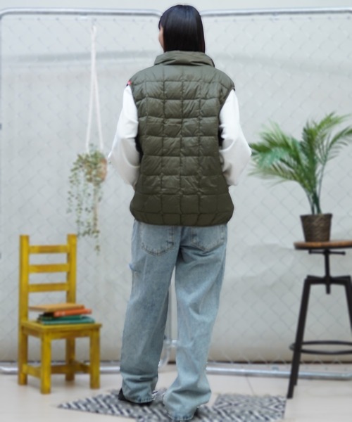 Manhattan Portage(マンハッタンポーテージ)の「Manhattan Portage/マンハッタンポーテージ ベスト NC/DWTAION REVERSIBLE VST MP-TAION02(ダウンベスト・レディース・ブラック/オリーブ・L)」の19枚目の写真