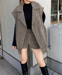 ENVYM | ツイードベスト(ベスト)