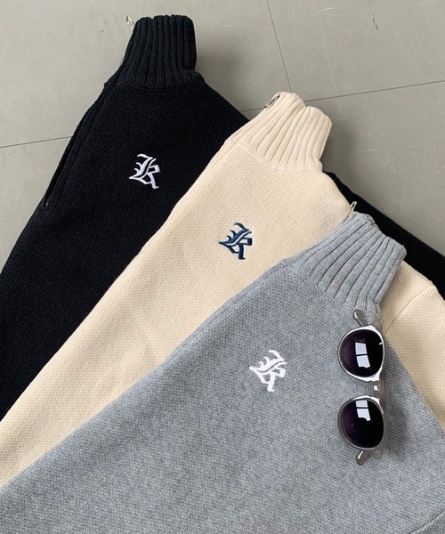 non-hedge(ノンヘッジ)の「ジップハイネックニットミニ丈ワンピース(ワンピース・レディース・アイボリー/ブラック/グレー・FREE)」の18枚目の写真