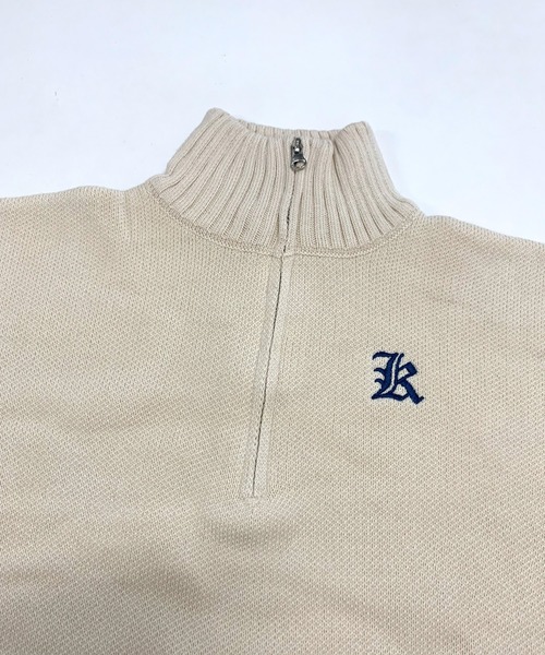 non-hedge(ノンヘッジ)の「ジップハイネックニットミニ丈ワンピース(ワンピース・レディース・アイボリー/ブラック/グレー・FREE)」の12枚目の写真