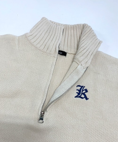 non-hedge(ノンヘッジ)の「ジップハイネックニットミニ丈ワンピース(ワンピース・レディース・アイボリー/ブラック/グレー・FREE)」の13枚目の写真